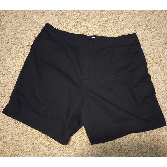 DressBarn Woman Black Ladies Size 16W Shorts - Picture 1 of 3